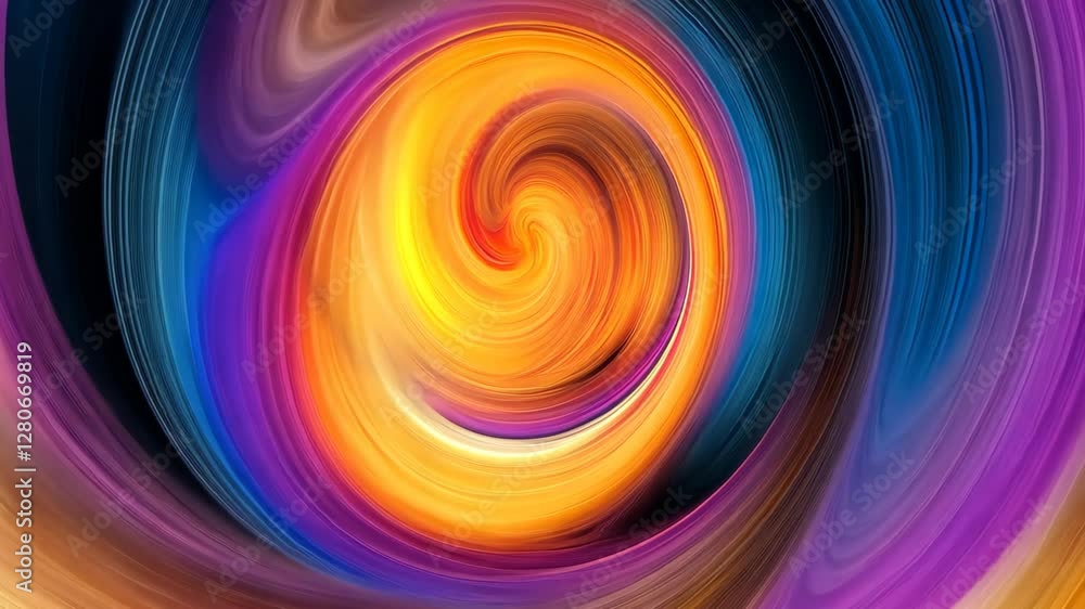 Poster dynamic swirling abstract background with vibrant colors enhancing visual energy and creativity, col