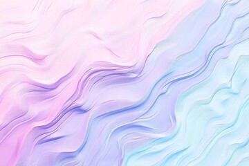 Obraz premium Soft Pastel Gradient Abstract Wavy Texture with Pink Blue and Lavender Tones Creative Background Design