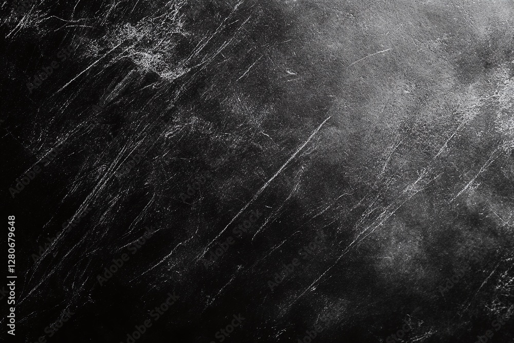 Poster abstract dark grunge textured background with white scratches and marble effect for design use
