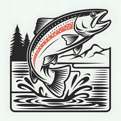 Fototapeta premium fish in a fishing net