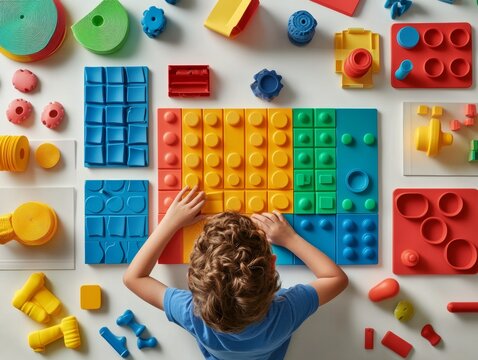 Autism research exploring tactile-based educational methods for sensory learning. Featuring texture and interaction