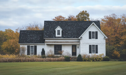 Obraz premium A rural villa house