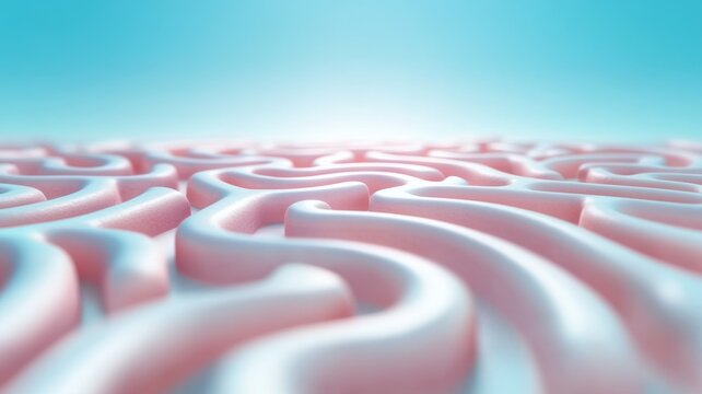 An easy maze puzzle. Generative AI