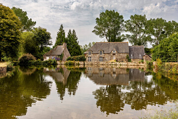 Obraz premium The Abbey of La Lucerne in the Normandy of France