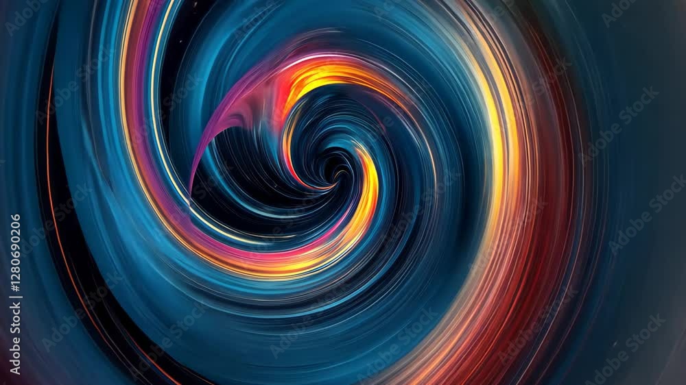 Poster swirling abstract background with vibrant colors creating a dynamic visual experience, colorful abst