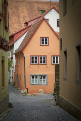 Wohnhaus von Papst Franziskus während seiner Zeit in Rothenburg ob der Tauber in Deutschland im Jahr 1986