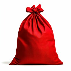 Festive Red Bag Filled with Christmas Presents Holiday Season Gift Sack Celebration Joy and Excitement
