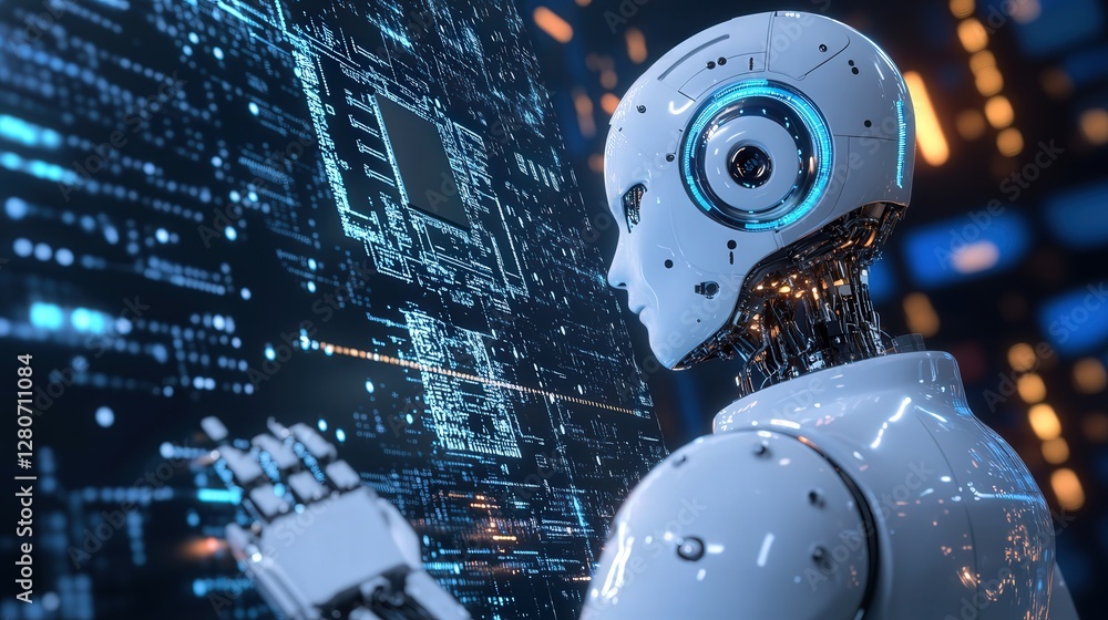 Poster microchip, capable of predictive analytics, making split-second decisions for autonomous systems.
