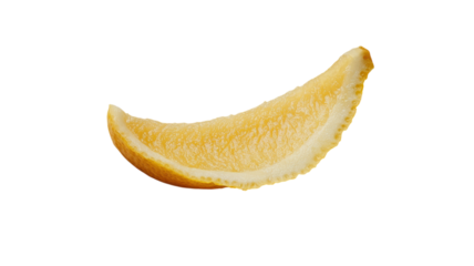 Discovering the vibrant allure of a perfectly sliced lemon in natural light