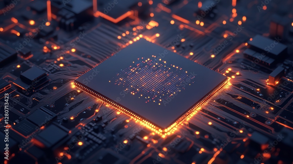 Poster ai-processing chip, enabling secure, private, and distributed computing without reliance on massive 