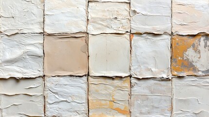 Abstract Beige and Off White Textured Tile Background