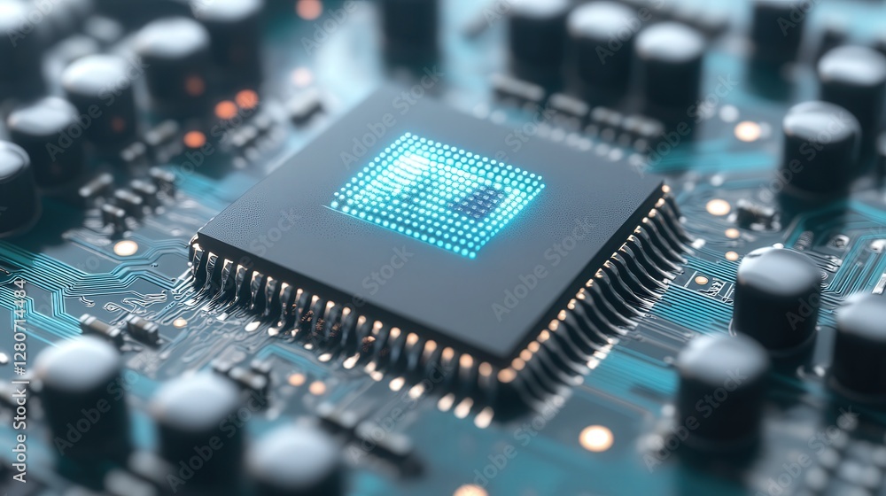 Poster microchip, mimicking the structure of neural synapses, allowing seamless ai-human integration