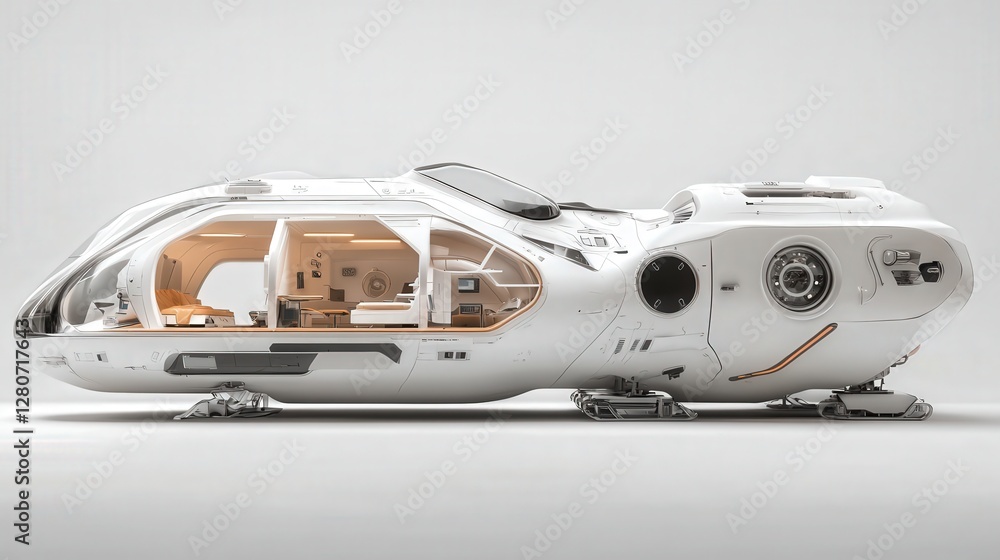 Poster spacecraft with a modular design, enabling various configurations for different purposes, such as cr