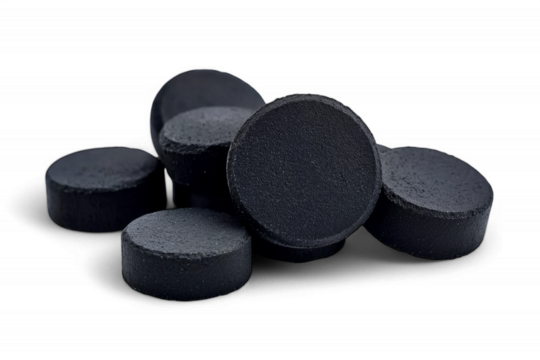 Activated charcoal tablets: natural detox and cleansing supplement