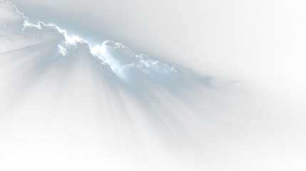 a dark sky with clouds and sunbeams