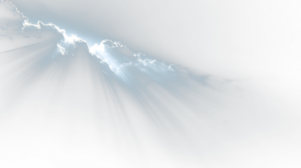 a dark sky with clouds and sunbeams