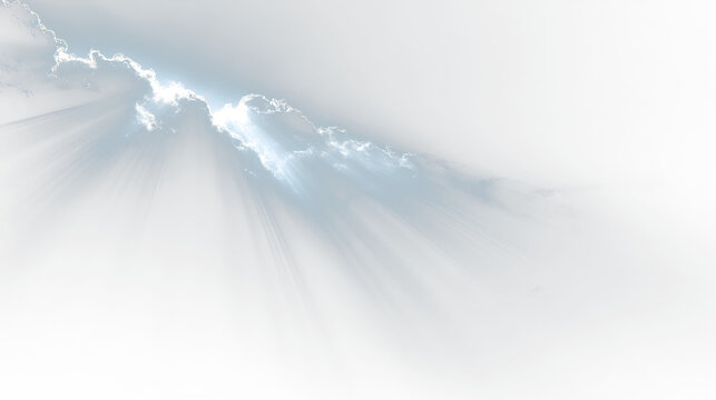 a dark sky with clouds and sunbeams