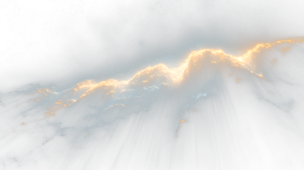 a bright light shining through the clouds