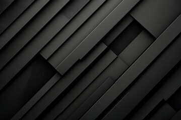 Obraz premium Dark gray geometric background