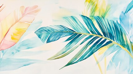 texture and color of comb palm leaves