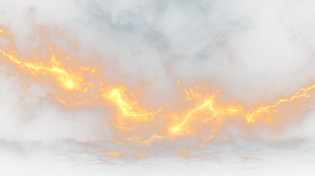 a fire in the ocean