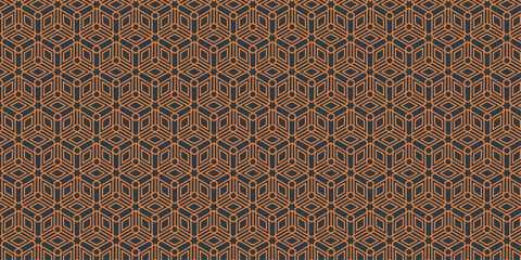 Symmetric Hexagonal Patterns in Neon Glow