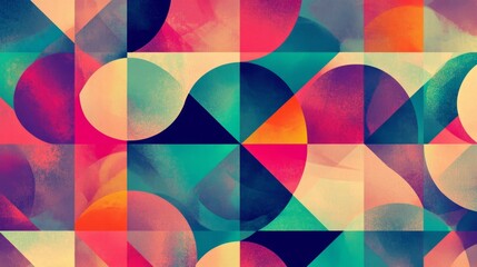 Modern Abstract Geometric Pattern 1