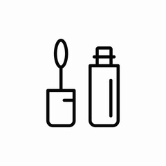 mascara icon vector sign