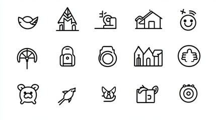 Minimal Line Icons Perfect Vector Pack 1