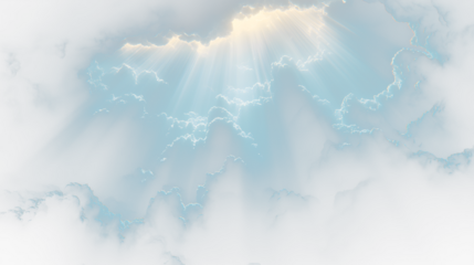 a bright sun shining through the clouds