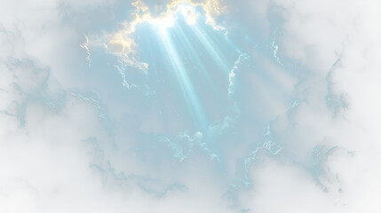a bright sun shining through the clouds
