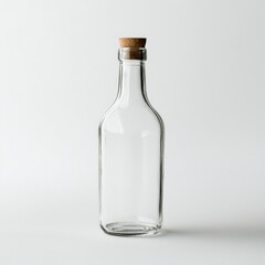 Glass Bottle with Wooden Cork