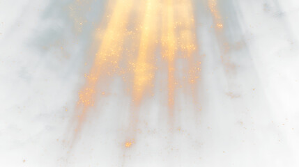 a bright light shining through the clouds