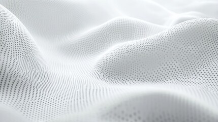 Futuristic Dotted Pattern Background White Abstract Design