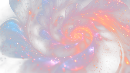 a very colorful swirl