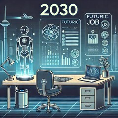 vector illustration of a modern interior