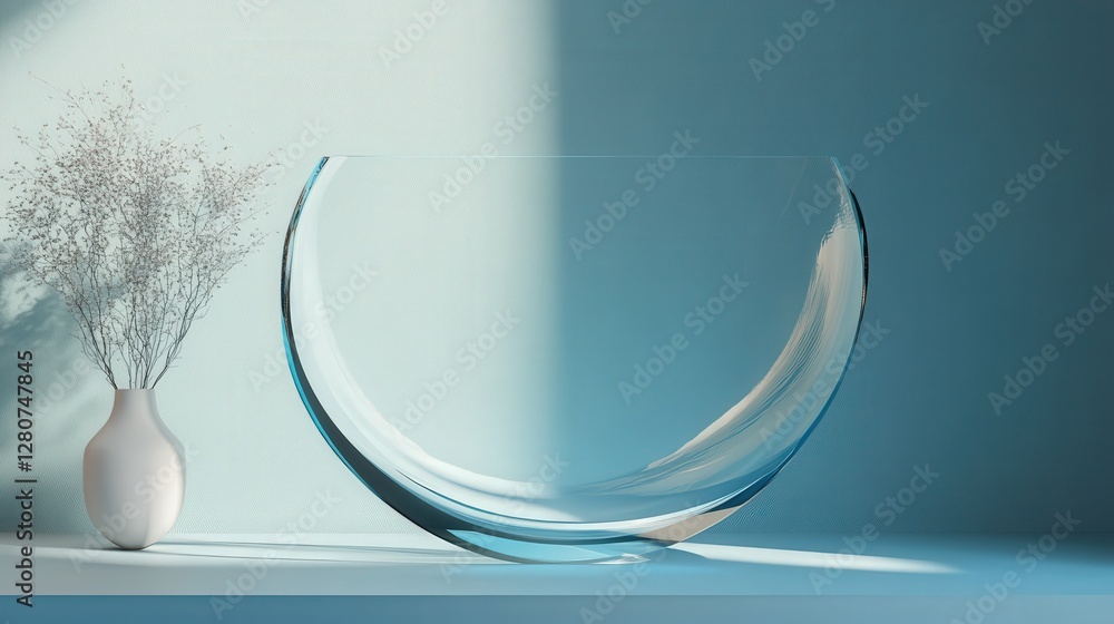 Poster refraction affects the apparent size and position of objects seen through a curved glass. explain ho