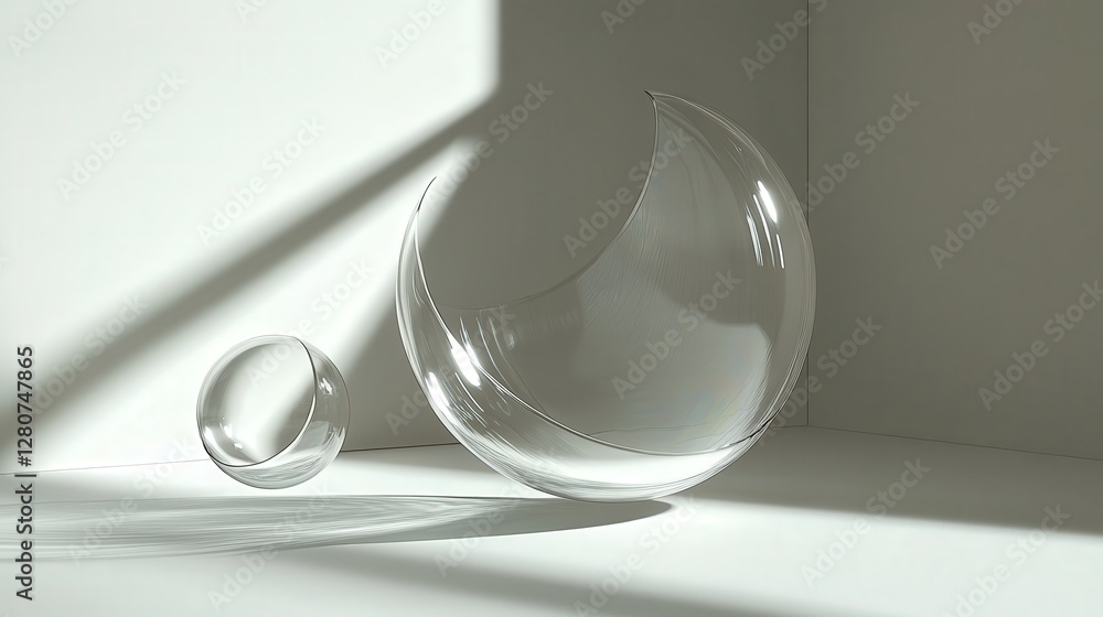 Poster refraction affects the apparent size and position of objects seen through a curved glass. explain ho