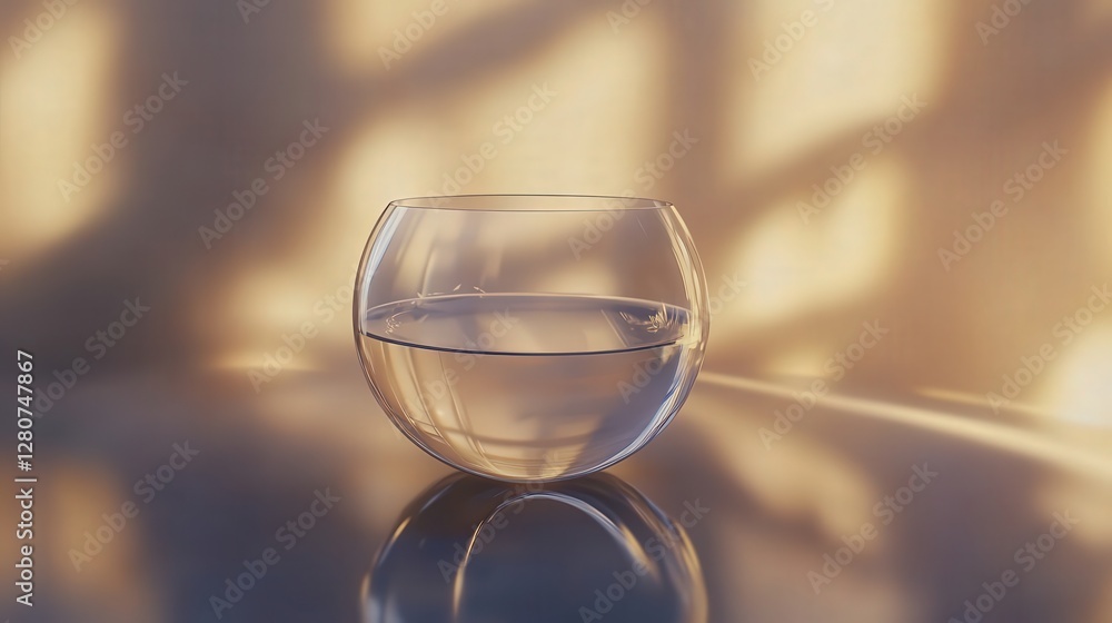 Poster refraction affects the apparent size and position of objects seen through a curved glass. explain ho
