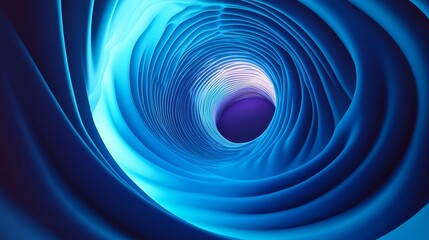 Obraz premium Futuristic Blue Tech Gradient Abstract Concept
