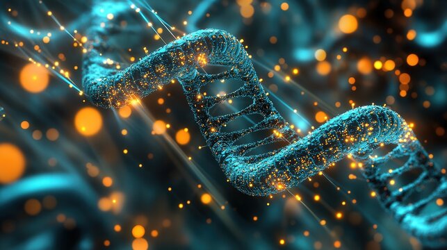 microchip, designed using DNA strands to store and process massive amounts of data in a biologically compatible format.