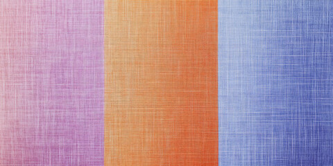 A seamless vibrant color gradient, with deep burnt orange fading into pastel lilac and chambray blue, evoking warmth and creativity.