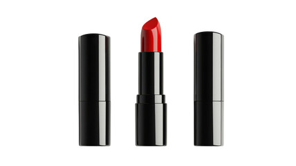 Obraz premium Vibrant red lipstick showcasing elegance and style for a bold beauty statement