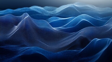 Obraz premium Abstract Blue Wave Texture Background