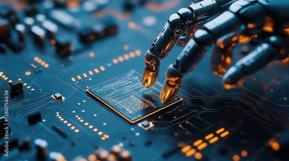 Poster ai assistant microchip, customizing responses for each user