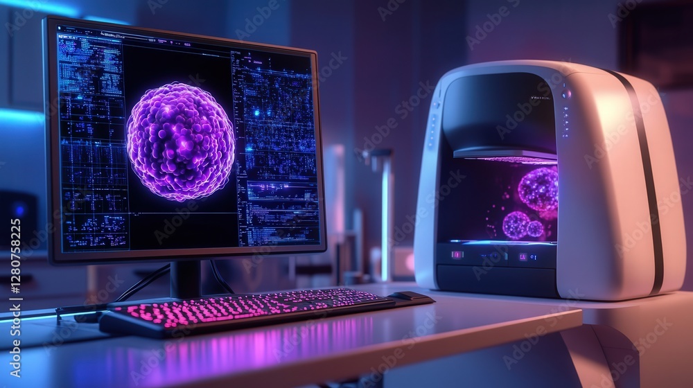 Poster advanced ai-driven cancer detection scanner.