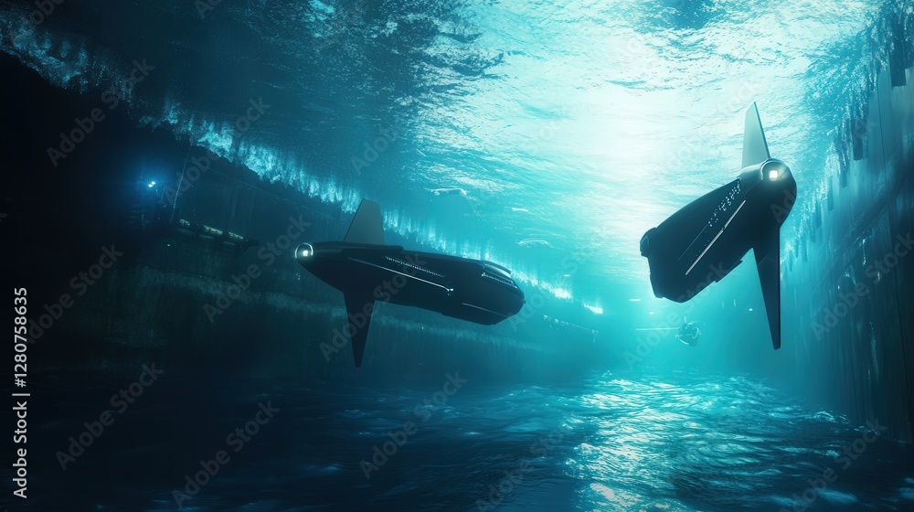 Poster advanced deep-sea data center powered by tidal energy.