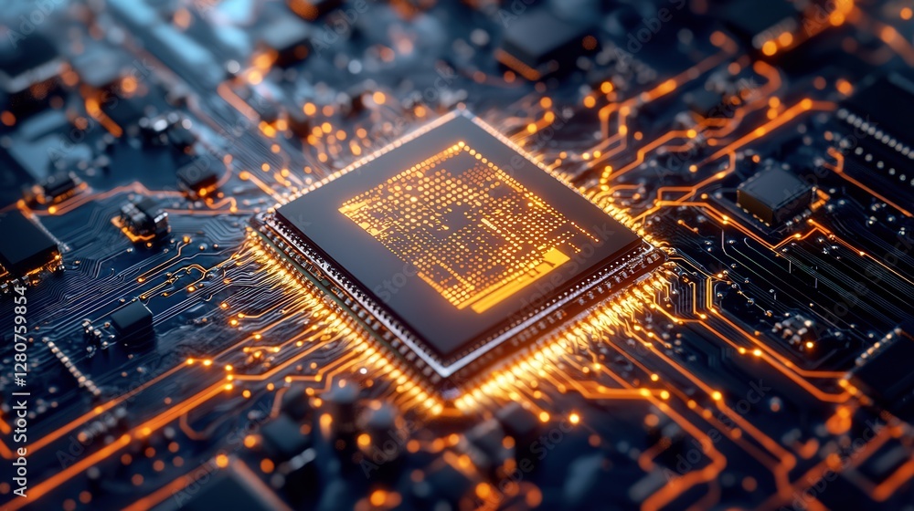 Poster hacking prevention microchip, countering cyber threats before they occur.