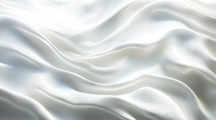 Obraz premium Soft White Wave Abstract Background 2