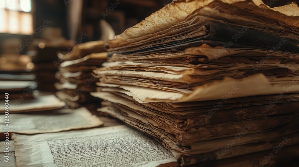 Poster ai system capable of scanning and interpreting historic documents, automatically generating translat